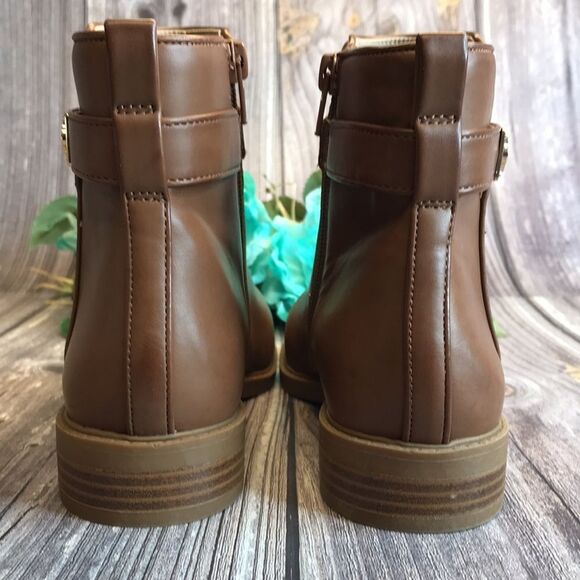 CHARTER CLUB Jenevaa Brown Booties 6.5M - Picture 5 of 14